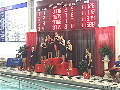 100 Butterfly Champion Katie Weaver swim 2015 Clas C Sectionals 100 Butterfly Champion Katie Weaver
