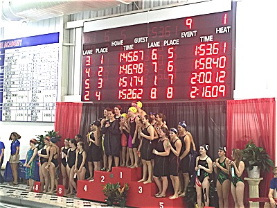 Sectionals 200 Free Relay Champions swim 2015 Clas C Sectionals 200 Free Relay Champions