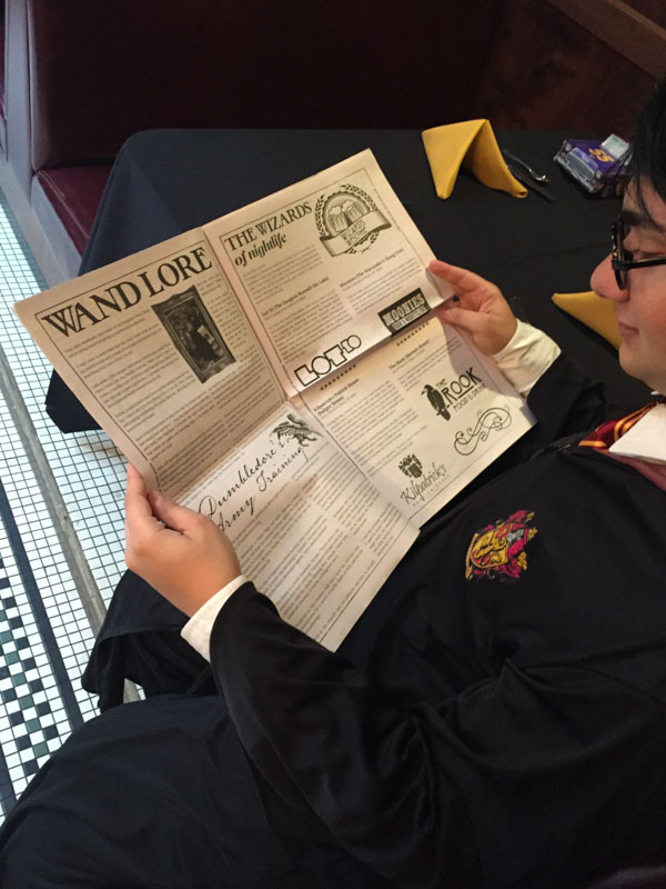 Monroe Harry reading daily prophet