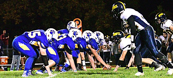 football brb offensive v Harpursville Afton