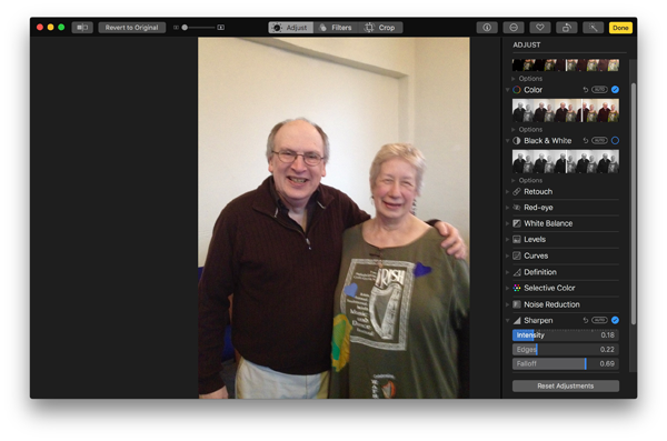 Editing features and filters are now part of the Photos App, which is closer to the iOS version than ever. Photos App