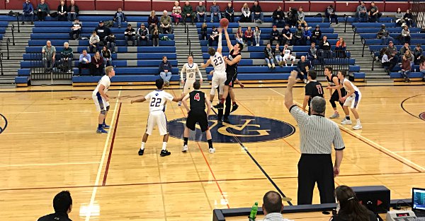 Lansing SVE tipoff at Watkins Glen basketball Lansing SVE tipoff at WG