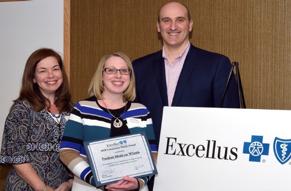 Photo courtesy of Excellus BlueCross BlueShield foodnet excellusaward