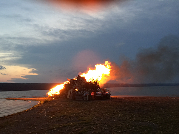 MIA/POW Watchfire in Myers Park September 21, 2018