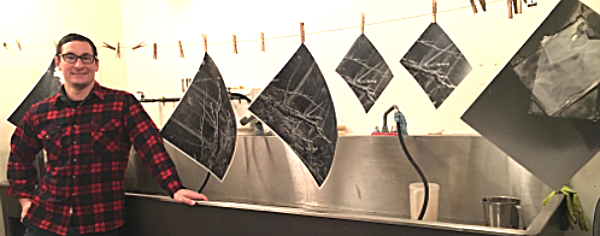 2018 Saltonstall residency teacher Keith Thompson, photo provided by Saltonstall Arts Colony fabc saltonstall thompson