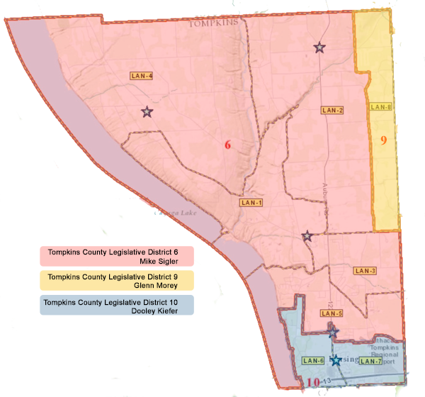Lansing Voting Districts